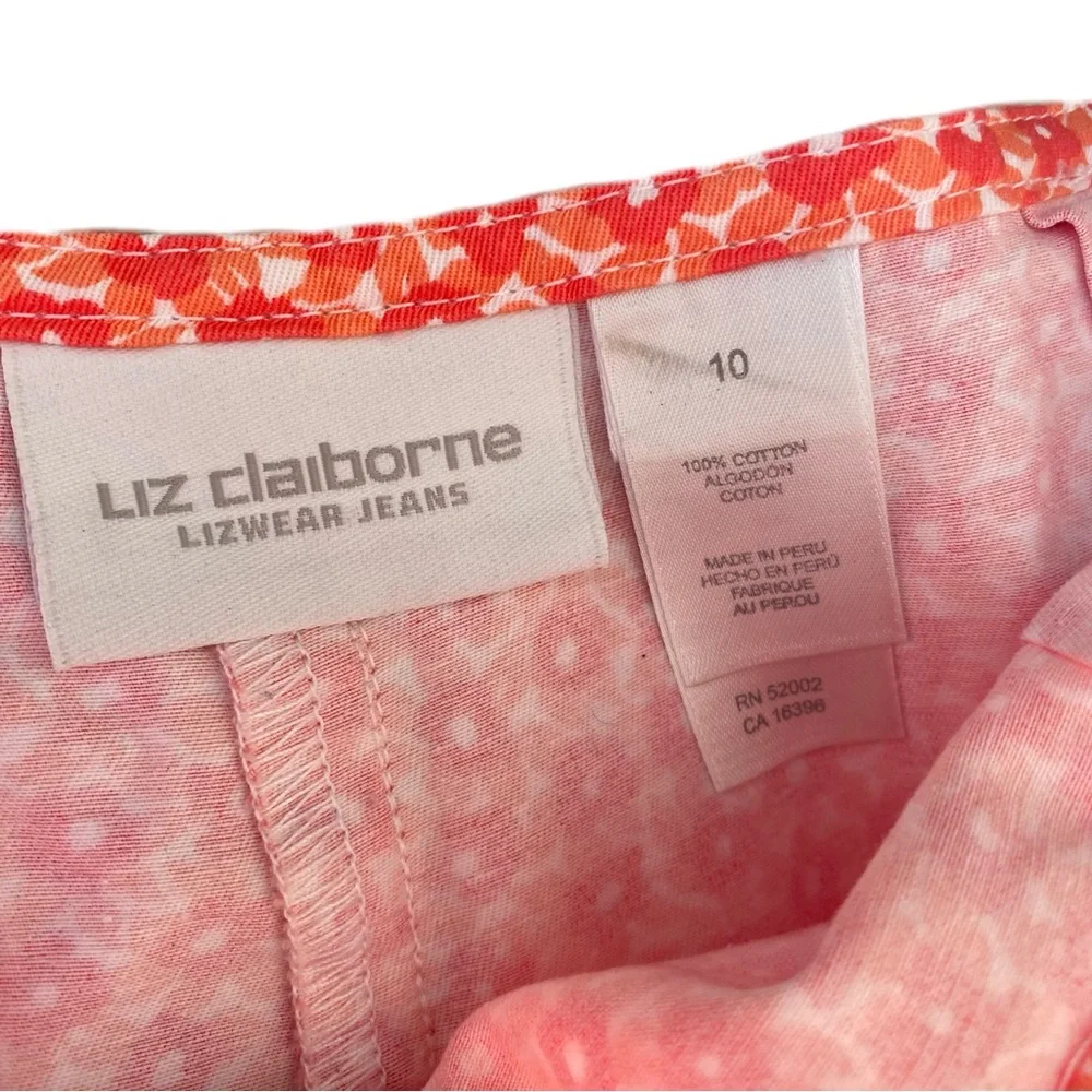 Liz Claiborne Ditzy Floral Skort Size‎ 10 Casual Golf Active Travel Granola